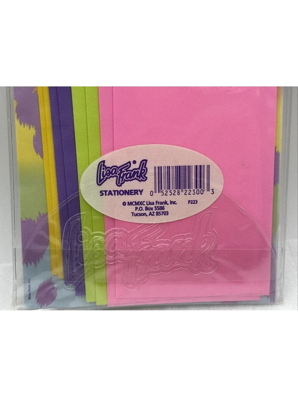 1990 Lisa Frank Stationary Pack Sealed Yellow Spotted Dalmatian 16 Sheet Vintage